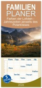 Cover-Bild zum Titel 'Familienplaner 2026 - Farben der Lofoten - Jahreszeiten jenseits des Polarkreises mit 5 Spalten (Wandkalender, 21 x 45 cm) CALVENDO' von 'Stefan L. Beyer'