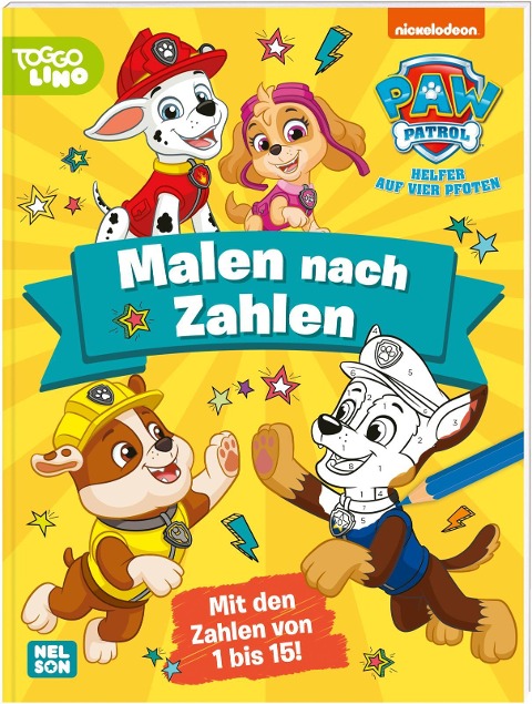 PAW Patrol Kindergartenheft: Malen nach Zahlen - 