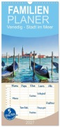 Cover-Bild zum Titel 'Familienplaner 2027 - Venedig - Stadt im Meer mit 5 Spalten (Wandkalender, 21 x 45 cm) CALVENDO' von 'Klaus Kolfenbach'