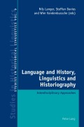 Cover-Bild zum Titel 'Language and History, Linguistics and Historiography' von ''