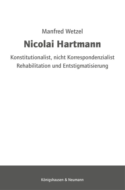 Nicolai Hartmann - Manfred Wetzel