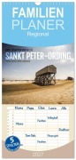 Cover-Bild zum Titel 'Familienplaner 2027 - Sankt Peter-Ording. Licht, Schatten und Natur mit 5 Spalten (Wandkalender, 21 x 45 cm) CALVENDO' von 'Thomas Jansen'
