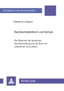 Cover-Bild zum Titel 'Rechtschreibreform und Schule' von 'Stephanie Lüthgens'