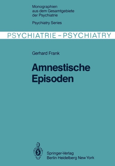 Amnestische Episoden - G. Frank
