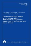 Cover-Bild zum Titel 'Die Menschenrechte als Grundlage für eine gesamteuropäische Rechtsentwicklung und ihr Einfluss auf das Strafrecht, das Öffentliche Recht und das Zivilrecht' von 'Felix Böllmann, Susanne Hemme, Ömer Korkmaz, Friedrich Kühn, Arndt Sinn'
