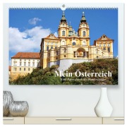 Cover-Bild zum Titel 'Mein Österreich. Eine Reise durch die Bundesländer (hochwertiger Premium Wandkalender 2026 DIN A2 quer), Kunstdruck in Hochglanz' von 'Elisabeth Stanzer'