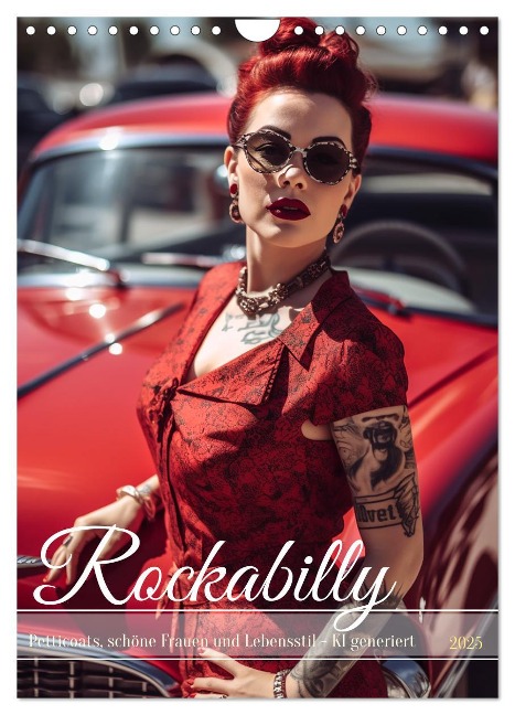 Rockabilly (Wandkalender 2025 DIN A4 hoch), CALVENDO Monatskalender - Cathrin Illgen