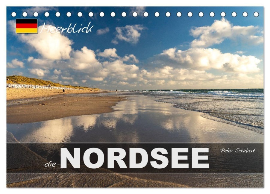 Meerblick - die Nordsee (Tischkalender 2027 DIN A5 quer), CALVENDO Monatskalender - Peter Schickert