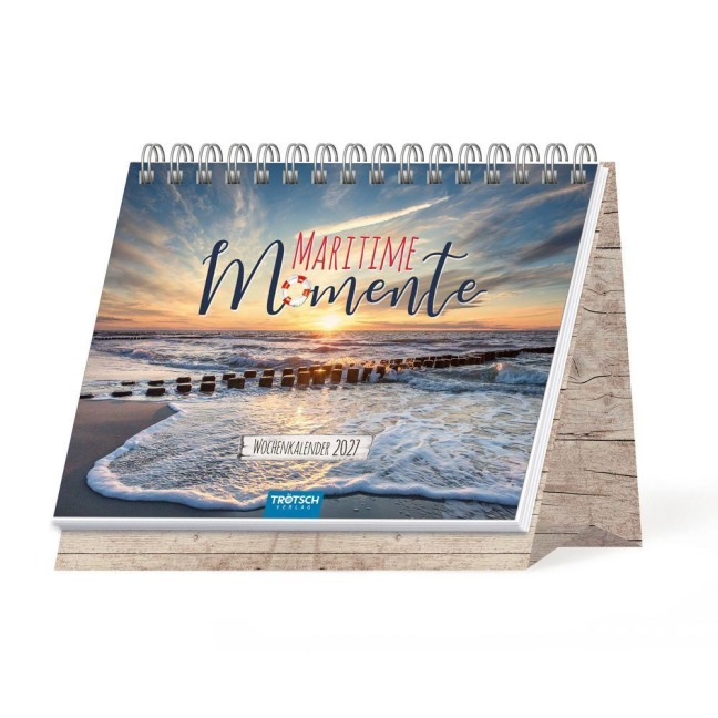 TRÖTSCH - Aufstellwochenkalender Maritime Momente 2027 - 