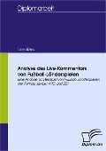 Analyse des Live-Kommentars von Fußball-Länderspielen - Tony Ebers