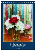Blütenzauber - Gemalte Blumensträuße auf dem Tisch (Tischkalender 2024 DIN A5 hoch), CALVENDO Monatskalender - Anja Frost