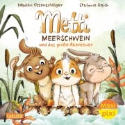 Cover-Bild zum Titel 'Maxi Pixi 491: VE 5: Metti Meerschwein und das große Abenteuer (5 Exemplare)' von 'Madlen Ottenschläger'