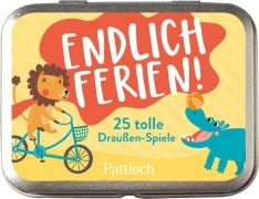 Cover-Bild zum Titel 'Endlich Ferien! 25 tolle Draußen-Spiele' von 'Katinka Holupirek'
