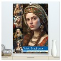 Noble Burgfrauen. Starke Persönlichkeiten des Mittelalters (hochwertiger Premium Wandkalender 2025 DIN A2 hoch), Kunstdruck in Hochglanz - Rose Hurley