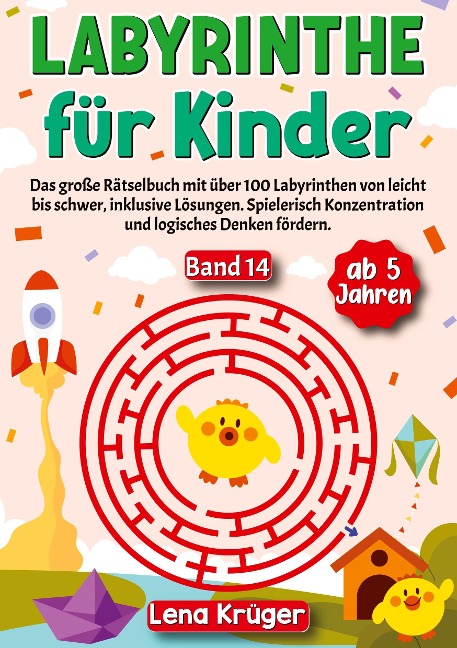 Labyrinthe für Kinder ab 5 Jahren - Band 14 - Lena Krüger