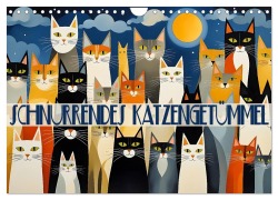 Cover-Bild zum Titel 'Schnurrendes Katzengetümmel (Wandkalender 2026 DIN A4 quer), CALVENDO Monatskalender' von 'Renate Utz'