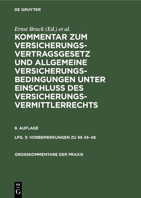 Vorbemerkungen zu §§ 43-48 - 