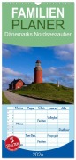 Cover-Bild zum Titel 'Familienplaner 2026 - Dänemarks Nordseezauber mit 5 Spalten (Wandkalender, 21 x 45 cm) CALVENDO' von 'Mario Koch Fotografie'