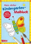 Cover-Bild zum Titel 'Mein dicker Kindergarten-Malblock' von ''