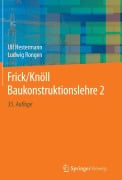 Cover-Bild zum Titel 'Frick/Knöll Baukonstruktionslehre 2' von 'Ulf Hestermann, Ludwig Rongen'