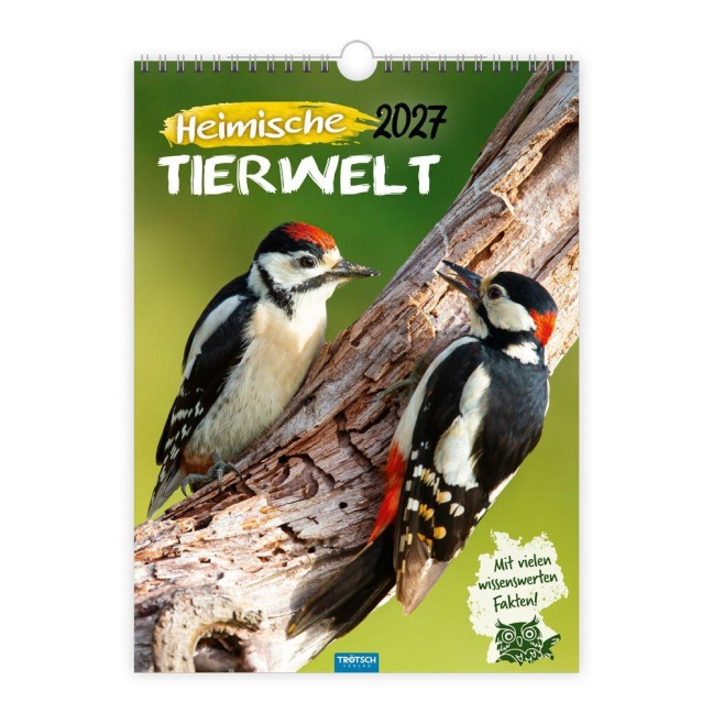 TRÖTSCH - Classickalender Heimische Tierwelt 2027 - 