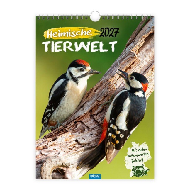 TRÖTSCH - Classickalender Heimische Tierwelt 2027 - 