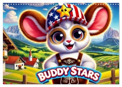 Cover-Bild zum Titel 'Buddy Stars - Abenteuer für Kinder (Wandkalender 2026 DIN A3 quer), CALVENDO Monatskalender' von 'Marco Warstat'