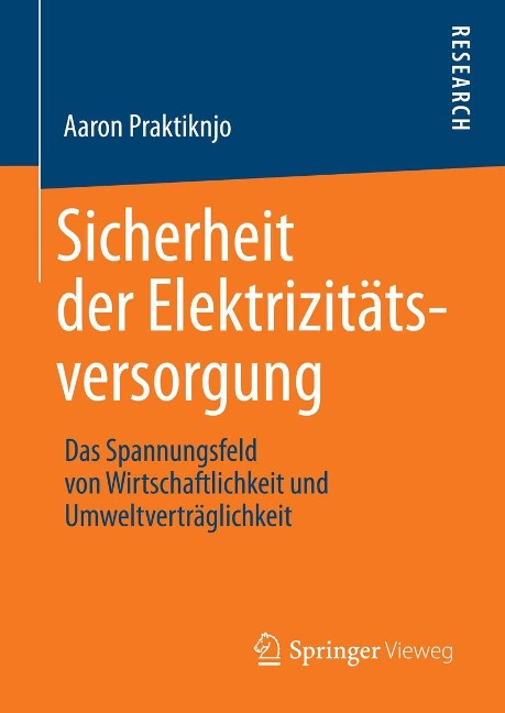 Sicherheit der Elektrizitätsversorgung - Aaron Praktiknjo