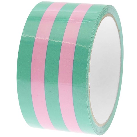 Paketklebeband Rosa / Grün, 5 cm x 32 m - 