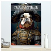 Cover-Bild zum Titel 'CHARAKTIERE Hunde mit Profil (hochwertiger Premium Wandkalender 2026 DIN A2 hoch), Kunstdruck in Hochglanz' von 'Bettina Dittmann'