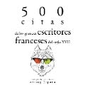 Cover-Bild zum Titel '500 citas de los grandes escritores franceses del siglo XVII' von 'Pierre Corneille, Jean La Fontaine, Molière, Jean Racine, Jean de La Bruyère'