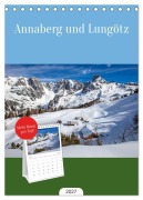 Cover-Bild zum Titel 'Tischplaner 2027 - Annaberg und Lungötz (A5 Tischkalender zum Aufstellen) CALVENDO' von 'Christa Kramer'