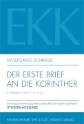 Cover-Bild zum Titel 'Der erste Brief an die Korinther' von 'Wolfgang Schrage'
