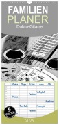 Familienplaner 2026 - Dobro-Gitarre mit 5 Spalten (Wandkalender, 21 x 45 cm) CALVENDO - Silvia Drafz