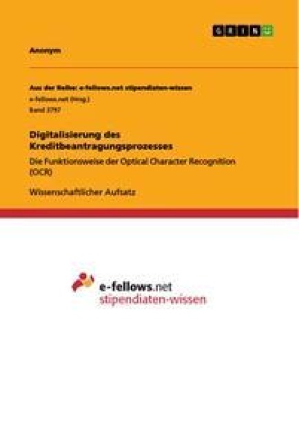 Digitalisierung des Kreditbeantragungsprozesses - 