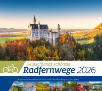 Cover-Bild zum Titel 'Deutschlands schönste Radfernwege Kalender 2026' von ''
