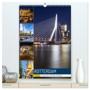 Cover-Bild zum Titel 'ROTTERDAM Impressionen bei Tag und Nacht (hochwertiger Premium Wandkalender 2026 DIN A2 hoch), Kunstdruck in Hochglanz' von 'Melanie Viola'