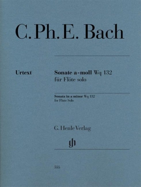 Sonate a-moll Wq 132 für Flöte solo - Carl Philipp Emanuel Bach