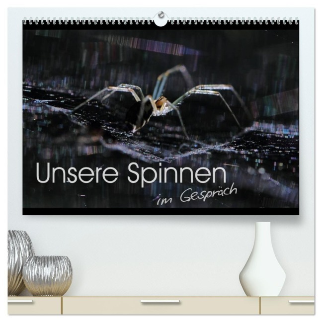 Unsere Spinnen - im Gespräch (hochwertiger Premium Wandkalender 2027 DIN A2 quer), Kunstdruck in Hochglanz - Carl-Peter Herbolzheimer