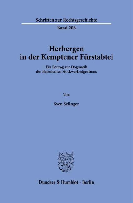 Herbergen in der Kemptener Fürstabtei - Sven Selinger