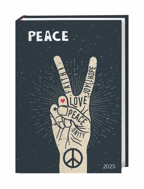 Peace Kalenderbuch A5 2025 - 