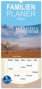 Cover-Bild zum Titel 'Familienplaner 2027 - Namibia - Sehnsucht der Ferne mit 5 Spalten (Wandkalender, 21 x 45 cm) CALVENDO' von 'Christian Bremser'