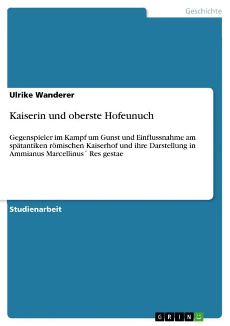 Kaiserin und oberste Hofeunuch - Ulrike Wanderer