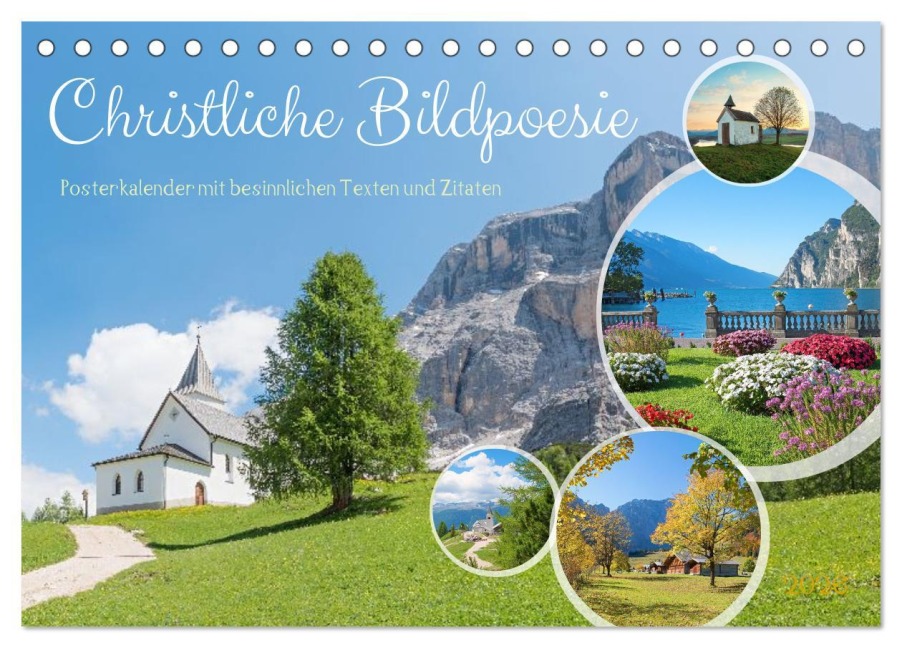 Christliche Bildpoesie 2026 (Tischkalender 2026 DIN A5 quer), CALVENDO Monatskalender - SusaZoom SusaZoom