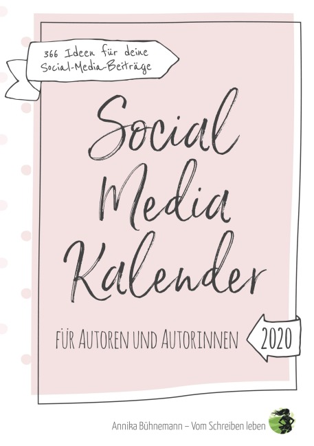Social Media Kalender für Autoren und Autorinnen - Annika Bühnemann
