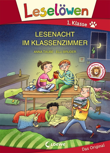 Leselöwen 1. Klasse - Lesenacht im Klassenzimmer - Anna Taube