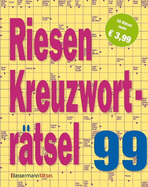 Riesen-Kreuzworträtsel 99 (5 Exemplare à 3,99 EUR) - Eberhard Krüger