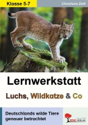 Cover-Bild zum Titel 'Lernwerkstatt Luchs, Wildkatze und Co' von 'Christiane Zettl'