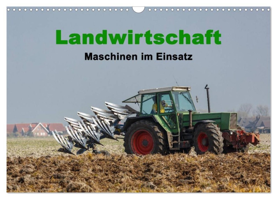 Landwirtschaft - Maschinen im Einsatz (Wandkalender 2026 DIN A3 quer), CALVENDO Monatskalender - Rolf Pötsch