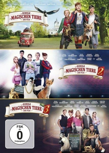 Die Schule der magischen Tiere 1-3 - Margit Auer, John Chambers, Alexander Dydyna, Arne Nolting, Viola Schmidt